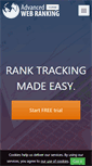 Mobile Screenshot of advancedwebranking.com